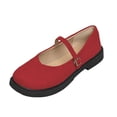 thumbnail image 1 of Chaussures Plates pour Femmes, Mocassins Polyvalents avec Boucle et Style Échancré, 1 of 9