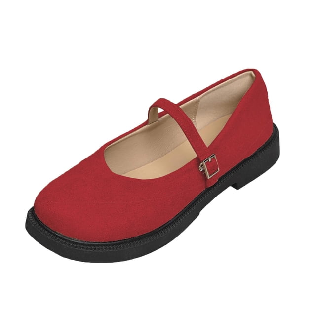 Chaussures Plates pour Femmes, Mocassins Polyvalents avec Boucle et Style Échancré
