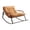 Orange, variante sur Elodie Fauteuil Berçant Chaise Longue Confortable Chaise de Patio pour Balcon Cour Chambre Orange