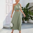 thumbnail image 3 of Birdeem Womens Fashion Bow Split Large Swing Suit Dress, 3 of 8