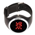 thumbnail image 3 of Sports Watch, Adjustable Red LED Birthday Gift Safe Portable Student Digital Watch Flexible  For Outdoor Camping For Children Silver, 3 of 8
