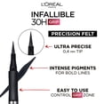 thumbnail image 4 of Infallible Felt Tip Liquid Eyeliner, 4 of 7