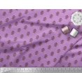 thumbnail image 2 of Soimoi Rayon Fabric Leaves & Floral Block Print Fabric by Yard 42 Inch Wide, 2 of 3