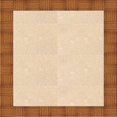 thumbnail image 1 of Ahgly Company Tapis d'Intérieur Lavable à la Machine, Carré, Transitionnel, Orange, Tapis de Zone, 8 Pieds Carré, 1 of 7