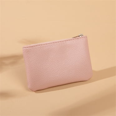 Boovnll Purses for Women, New Lychee Pattern Zipper Coin Purse-Thin Short Card Coin Key Organizer Pouch Bag, Purse, Purses, Handbags