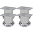 thumbnail image 1 of 4 Round Sofa Legs Chrome 60 mm, 1 of 2