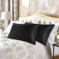 thumbnail image 2 of Unique Bargains 100% Long-Staple Combed Cotton Embroidered Pillow Cases Pillowcase, 2 of 8