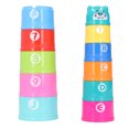 thumbnail image 3 of Ecomeon 11pcs Stacking Cups Toy Set Bright Color Nesting Cup Toy Child Educational Toy For Bath,Stacking Cups Toy Set,Toddler Stacking Cups Toy, 3 of 8