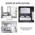 thumbnail image 2 of keepw 4 Pieces Office Hotel Unframed Mirror Holder Clip Living Room Toilet Mirrors Fixing Clamp Assorted Kit Accessory, 2 of 6