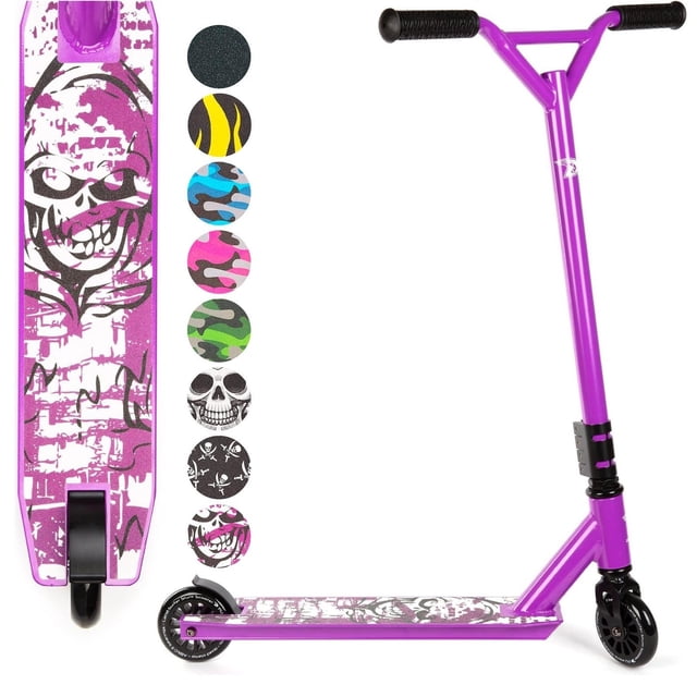 Land Surfer Trottinette de Cascade - Crâne Violet