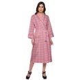 thumbnail image 1 of Moomaya Robe Longue Imprimée avec Poches en Coton Robe de Préparation pour Mariée, 1 of 6