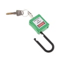 thumbnail image 3 of ziyahi PL38-KD 38 mm Cadenas de Sécurité Courbé PVC Vert, 3 of 8