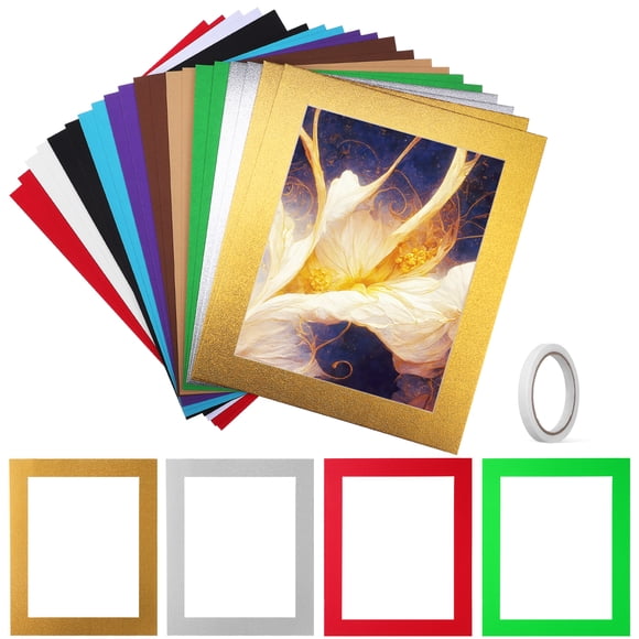 Miangastore 20 Pcs Picture Frame Mats Picture Matting Photo Mats Wall Picture Frames Photo Frames For Crafts Artworks