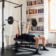 thumbnail image 2 of Yaheetech 66 lb Barbell Weight Set with Plates and Star Locks for Strength Training, Black, 2 of 6