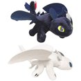 thumbnail image 2 of 2 Pieces / Set How To Train Your Dragon 3 Toothless Light Night Fury Plush Toy With Plush For Children 35 Cm., 2 of 5