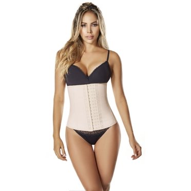 Sous-vêtements Faja Gaine pour Femmes Ventre Corset Entraîneur de Taille Sans Bretelles sous-Poitrine Crochets à 3 Rangées Tiges pour Soutien Accru Serre-Taille