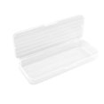 thumbnail image 2 of Dvkptbk a stationerycase Extra Large Capacity Plastic Pencil Box Stackable Translucent Clear Pencil Box Office Supplies Storage Organizer Box for Gel Pens Erasers Tape Pens Pencils Mark, 2 of 4