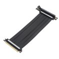 thumbnail image 1 of PCIE 4.0 X16 Extender Riser Cable, EMI Shielding Flexible PCIE 4.0 X16 Cable, Female 90 PCIE GPU Graphic Card Extension Cable for RTX3090ti RTX3090 RTX3070ti RTX3070, 1 of 8