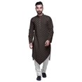 thumbnail image 1 of Atasi Kurta à Manches Longues de Designer pour Garçons, Kurta Décontractée Imprimée en Coton Flex, 1 of 1