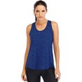 thumbnail image 2 of Hauts d'Entraînement pour Femmes Débardeurs Racerback en Forme en Vrac pour Femmes Débardeurs de Course de Réservoir Musculaire Sans Dos en Maille, 2 of 2