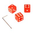 thumbnail image 4 of Guitar Volume Control Knobs, Wear  Dice Shape Volume Tone Knobs 3PCS With 1 Wrench For Electric Guitar Black,Red,White, 4 of 8