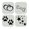 thumbnail image 2 of Étiquette d'Identité pour Animaux en Acier Inoxydable Gravée au Laser Double Face pour Chien et Chat Gravée et Personnalisée Forme Ronde 1 Pouces" (Pattes), 2 of 3