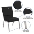 thumbnail image 2 of Flash Furniture Hercules Series Black Fabric Stacking Church Chair, 2 of 9