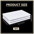 thumbnail image 2 of 3Pcs 1/2 Inch White Foam Boards 12x8 Inch Rectangle PVC Foam Sheet Poster Board for Mounting Crafts Art Display Presentation and Projects, 2 of 9