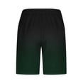 thumbnail image 3 of RKSTN Swim Shorts for Mens Gradient Print Ultra Plus Size Color Blocking Elastic Waist Drawstring Casual Versatile Beach Vacation Board Shorts with Pockets, 3 of 4