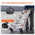thumbnail image 3 of VEVOR Telescoping Ladder A Frame 13 FT Extension Multi-Function, 3 of 9