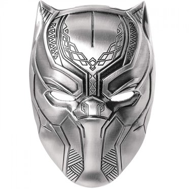 Marvel Black Panther Mask Pewter Lapel Pin