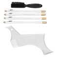 thumbnail image 1 of Dioche Beard Shaper Kit, with 4pcs Barber Pencils Multiple Curve Beard Shaper Template Shaping Tools, Beard Stencil Guide Template, 1 of 8