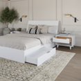 thumbnail image 4 of Nexera Porter 4-Piece Dual Storage Bedroom Set, White, Double, 4 of 6