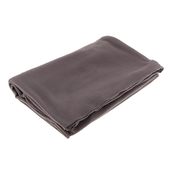 FLEECE Anti-Pilling Fabric By The Meter Sewing Material 8 Plain Colour - Gray