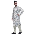 thumbnail image 2 of Atasi Kurta Imprimé de Designer pour Garçons Ensemble Kurta Pyjama Décontracté Vêtements Ethniques d'Été, 2 of 5