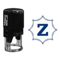 thumbnail image 1 of Printtoo Tampon en Caoutchouc Auto-Encriant Cadre Tourbillon Celtique Octogone Alphabet Z Monogramme Initiale R-40 Papeterie de Bureau, 1 of 4