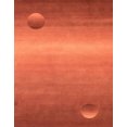 thumbnail image 1 of Ahgly Company Tapis d'Intérieur Rectangulaire Abstrait Orange Rouge, 2 Pieds x 5 Pieds, 1 of 6