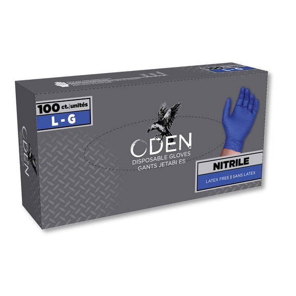 ODEN 100ct Blue Nitrile, 3.5 mil - L