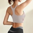 thumbnail image 3 of Yuyuzo Sports Bras for Women Wireless Full Coverage Colorblock Seamless Racerback Push up Workout Tank Tops, 3 of 3
