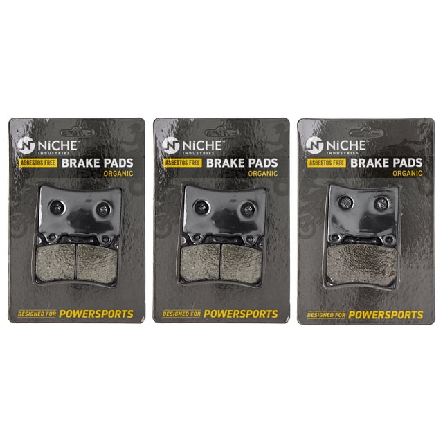 Niche Complete Organic Brake Pad Set for Yamaha FJ1200 Motorcycle MK1002656