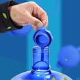 thumbnail image 4 of 5PCS Reusable 3 & 5 Gallon Water Jug Caps, 55mm Food Grade Silicone Replacement Caps for Standard/Screw/Crown Tops, Non-Spill & Leak-Proof Lids for Water Dispensers, 4 of 9