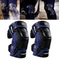 thumbnail image 4 of 2x Motorcycle Knee Pads K01-3 Knee Knee Pads Adults Adjustable Impact for Motocross Racing Reflective Dark Blue, 4 of 9