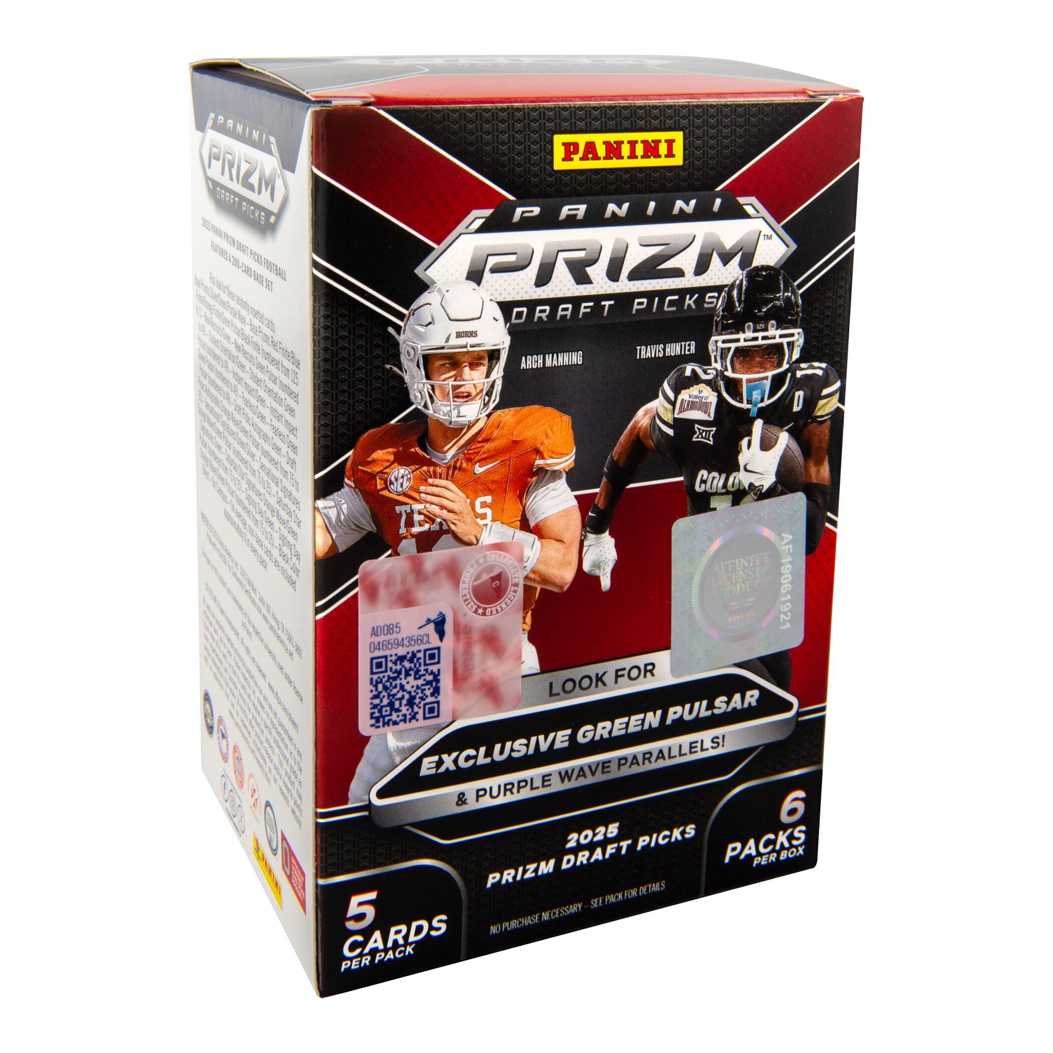 2025 Panini Prizm Draft Picks College Football Trading Cards Blaster Box
