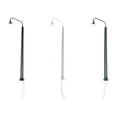 thumbnail image 4 of Mini Train Lamppost Bright White Lighting Modes LED Scene Lights Layout Model Railway Lamp Making Architectural Sand Table Yards Black（White Light）, 4 of 7