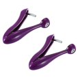 thumbnail image 1 of Oleegame 2PC Vegetable Peeler Stainless Steel Cherries Purple Gadget Kitchen Portable Utility Denucleator Kitchen，Dining & Bar Purple, 1 of 9