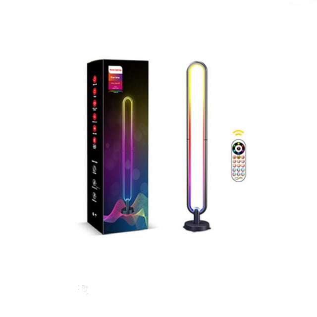 Agiferg Floor Lamp Graffiti Bluetooth Corner Lamp APP Desktop Atmosphere Lamp Led Floor Lamp