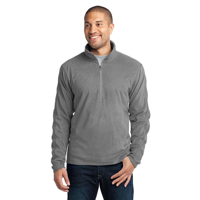 Port Authority &174; Pullover en Micro-Polaire 1/2-Zip. F224 TP Gris Perle