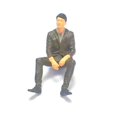 thumbnail image 4 of 1/64 Painted Figures Resin Tiny People Toys Character Model resin Black, 4 of 9