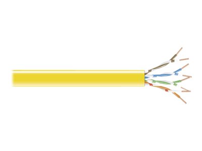 Black Box GigaBase 350 - Bulk cable - 1000 ft - CAT 5e - stranded - yellow
