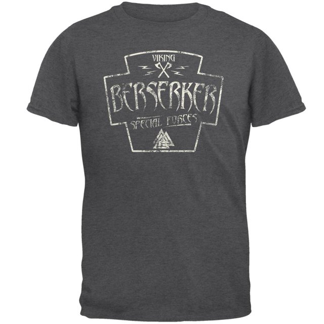 Berserker Viking Special Forces Retro Vintage Mens T Shirt